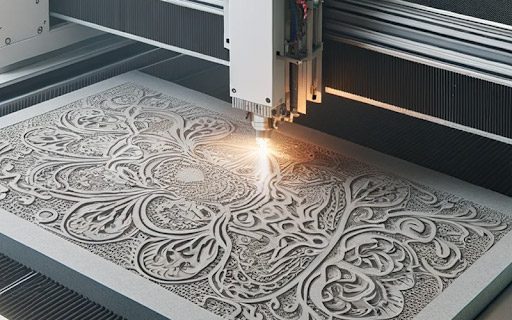حکاکی روی سنگ به کمک لیزر